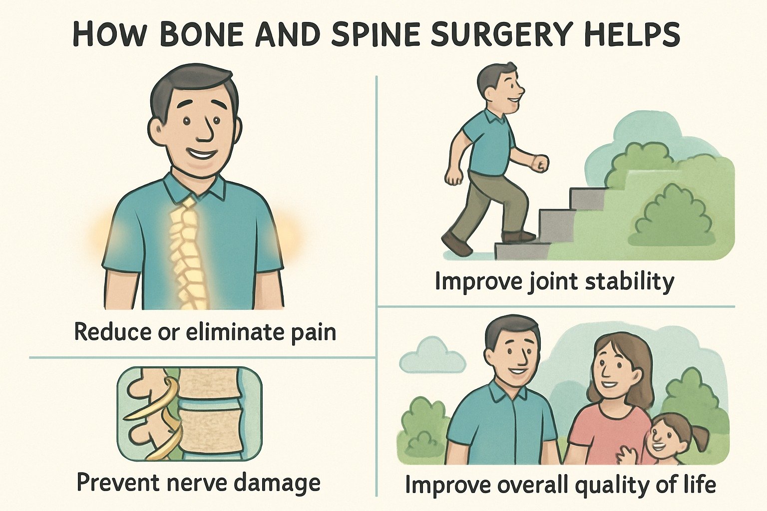 How Bone and Spine Surgery Helps
